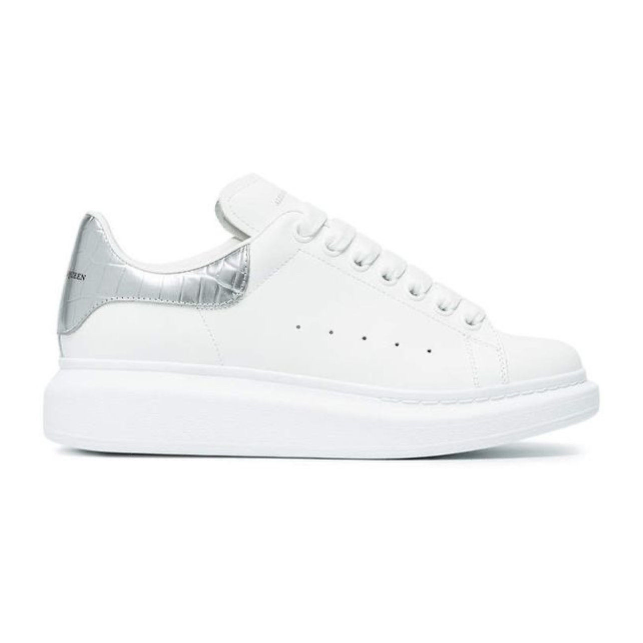 Alexander McQueen Oversized Sneaker 'White Sliver'
