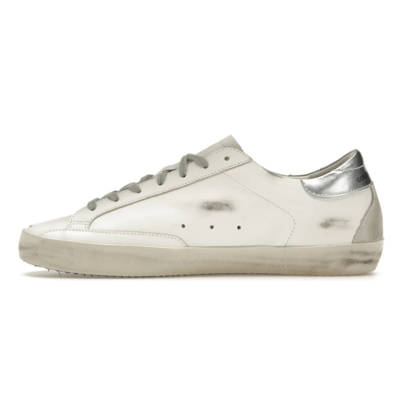 Golden Goose Super-Star – White Silver